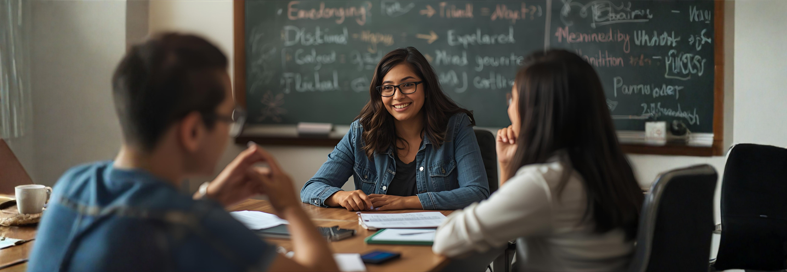 profesora-en-salon-con-estudiantes