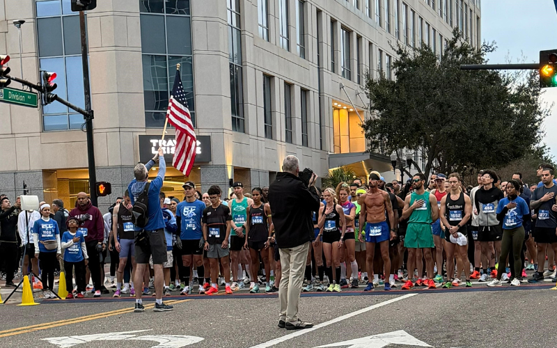 personas lista para correr en el 5k