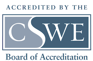 Logo de de acreditacion CSWE